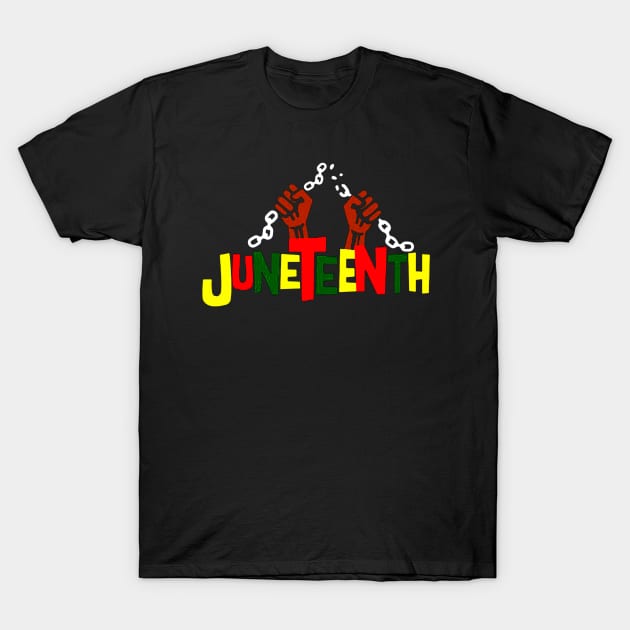 Juneteenth T-Shirt by rosposaradesignart